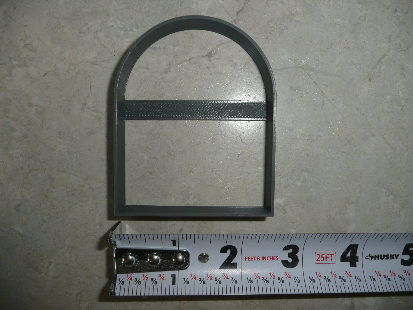 3 Inch Arch Shape Frame Outline Cookie Cutter Made In USA PR5106