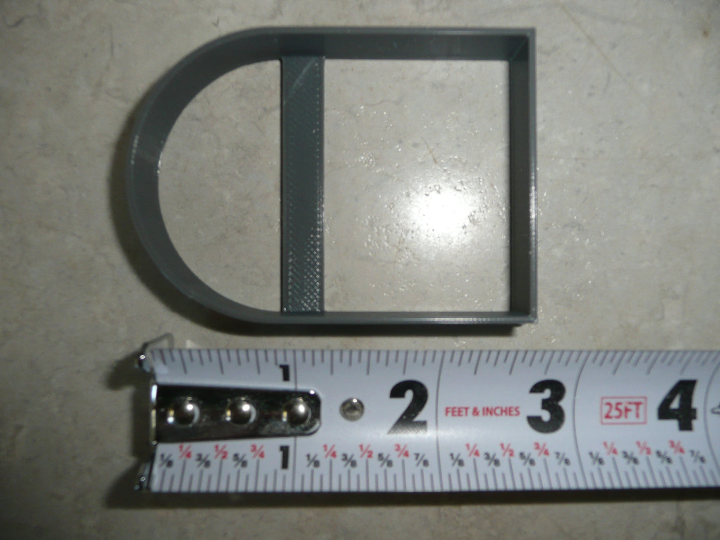 2.5 Inch Arch Shape Frame Outline Cookie Cutter Made In USA PR5107