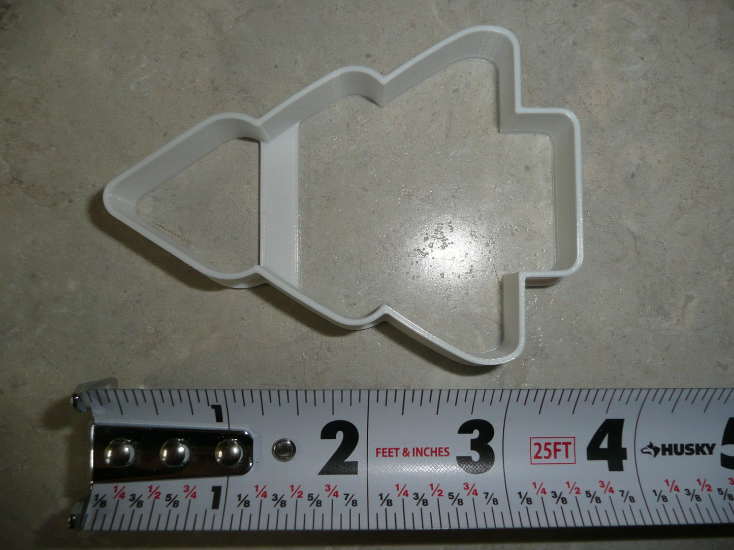 Christmas Tree Snack Cake Shape Outline Cookie Cutter Made In USA PR5116