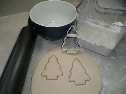 Christmas Tree Snack Cake Shape Outline Cookie Cutter Made In USA PR5116