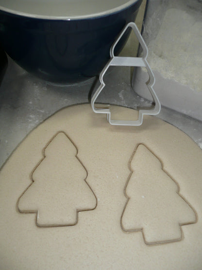 Christmas Tree Snack Cake Shape Outline Cookie Cutter Made In USA PR5116