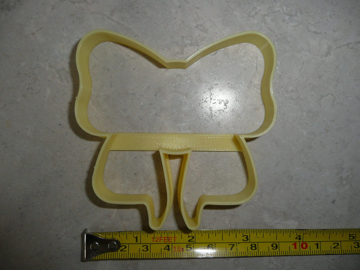 Bow Ribbon Shape Birthday Christmas Cookie Cutter Made In USA PR5117