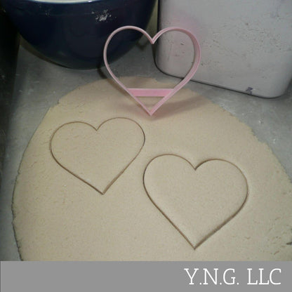 Heart Shape 3.5 Inch Love Valentine Cookie Cutter Made In USA PR5124