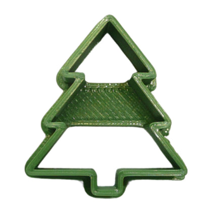 Christmas Tree Shape Center Jam Filled Linzer Cookie Cutter USA PR5135