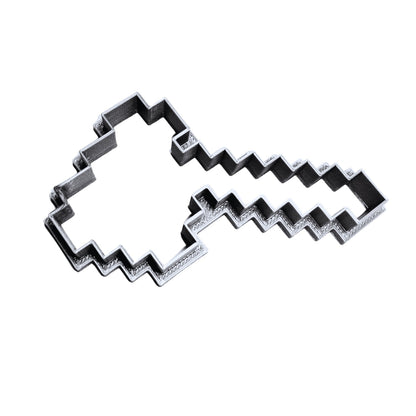 6x Minecraft Axe Fondant Cutter Cupcake Topper 1.75 IN USA FD514