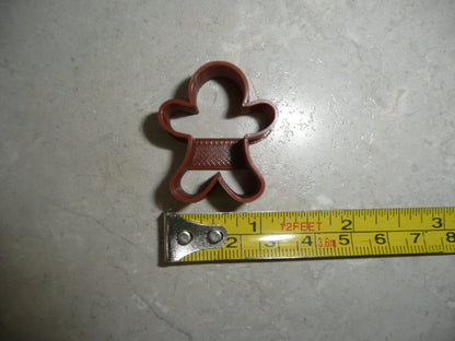 Gingerbread Shape Center Jam Filled Linzer Cookie Cutter USA PR5143