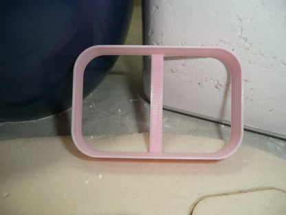 Curved Rectangle Frame Shape Cookie Cutter Made In USA PR5156