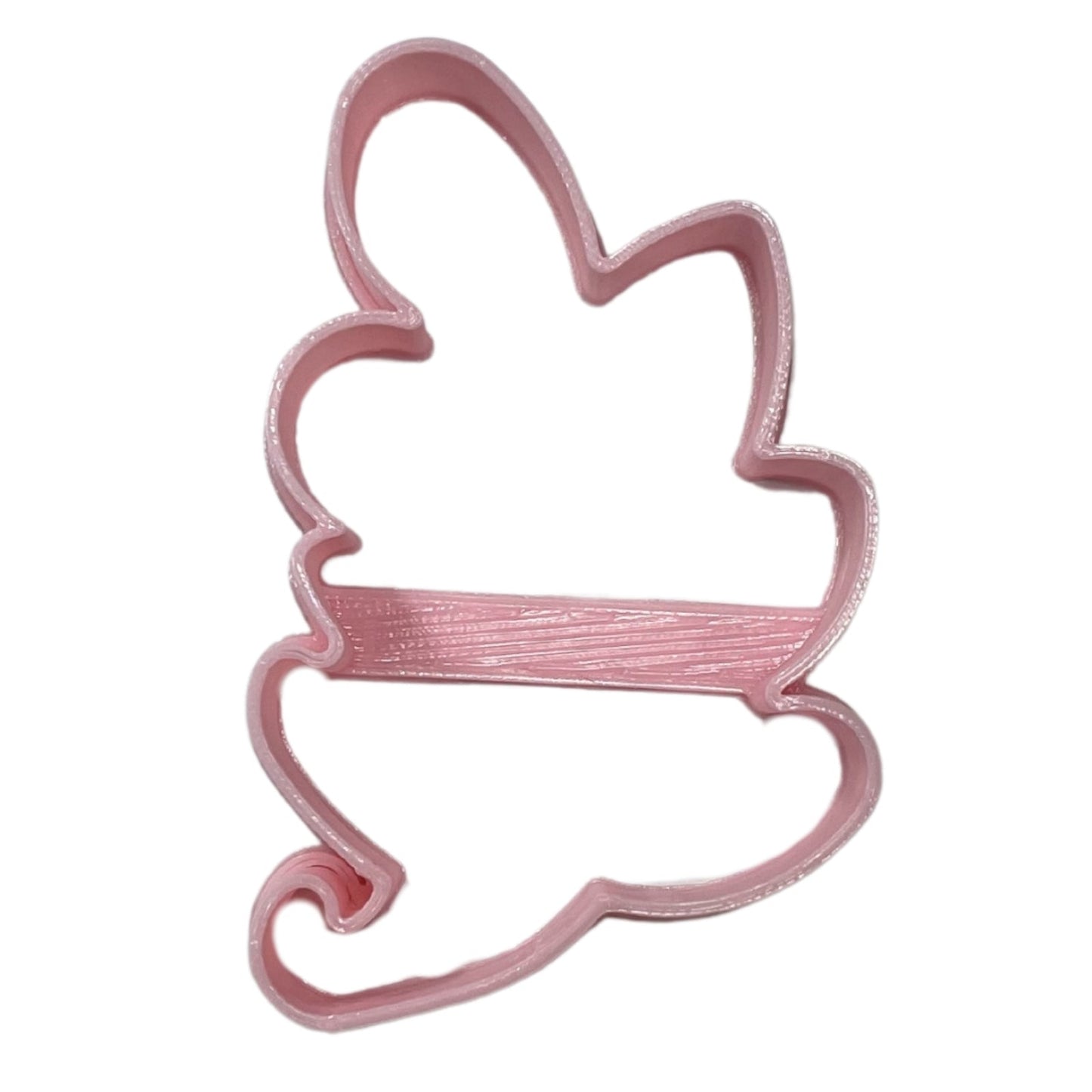 6x Leaf Outline Fondant Cutter Cupcake Topper 1.75 IN USA FD5188