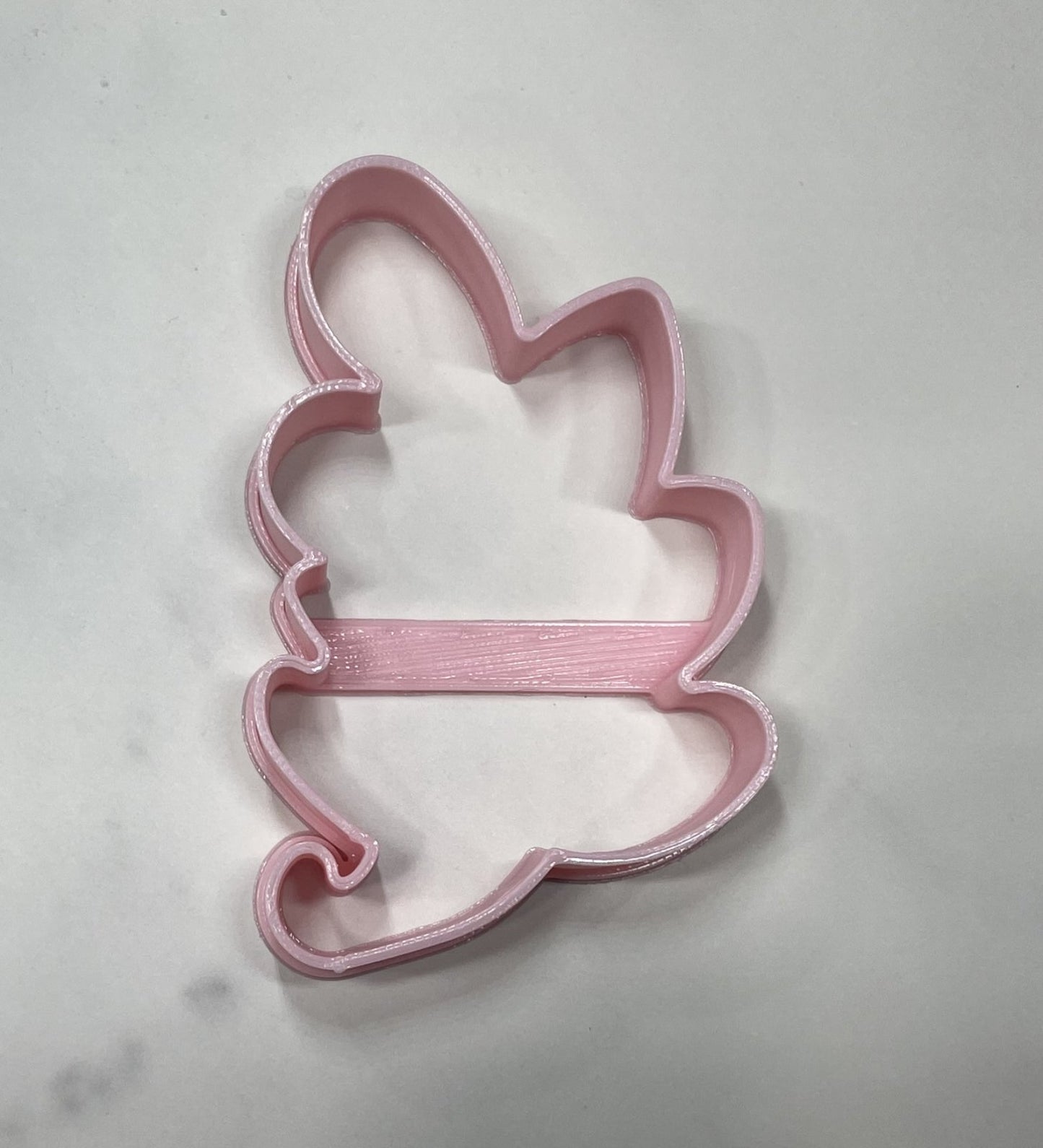 6x Leaf Outline Fondant Cutter Cupcake Topper 1.75 IN USA FD5188