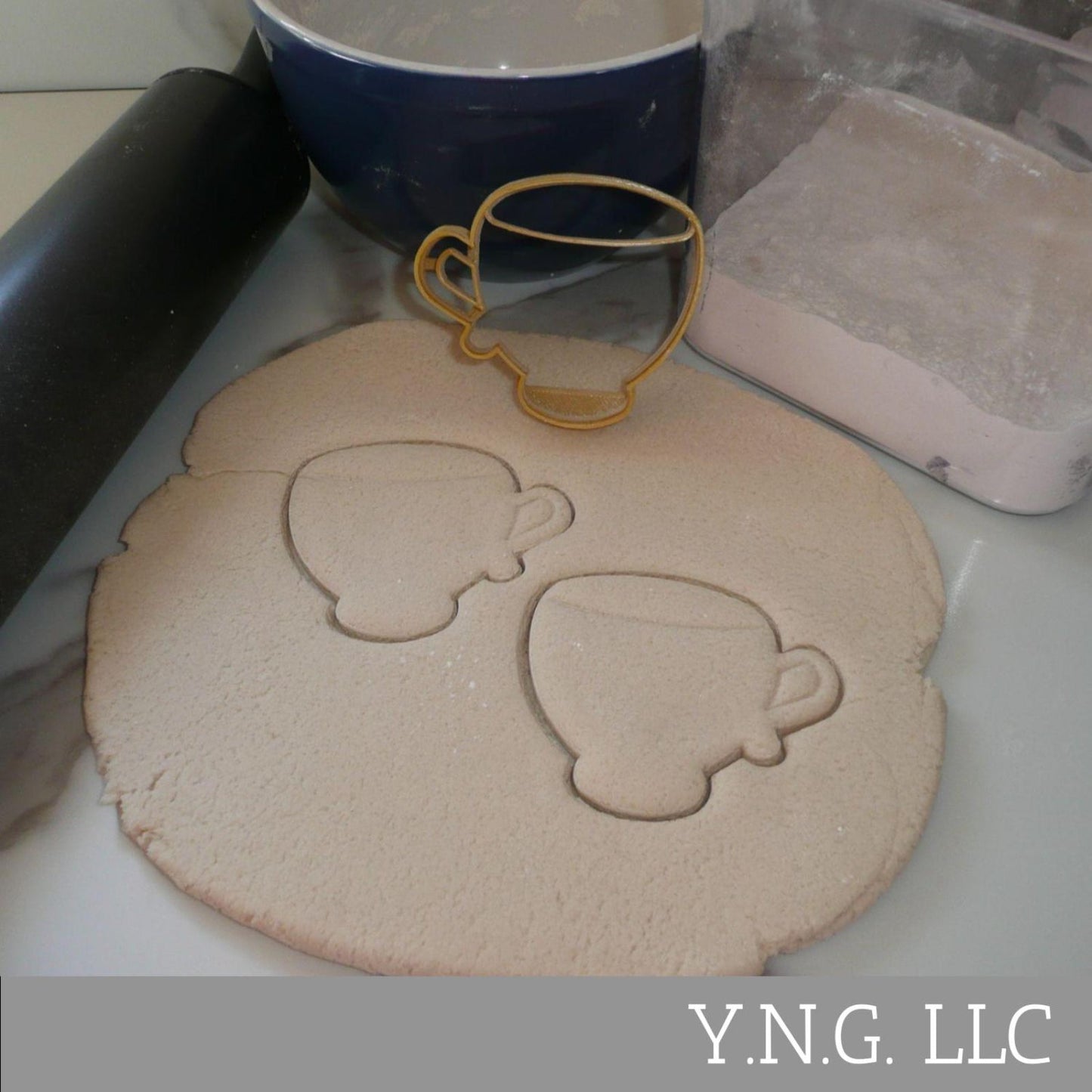 Teacup Tea Cup Detailed Shape Cookie Cutter Made In USA PR5200