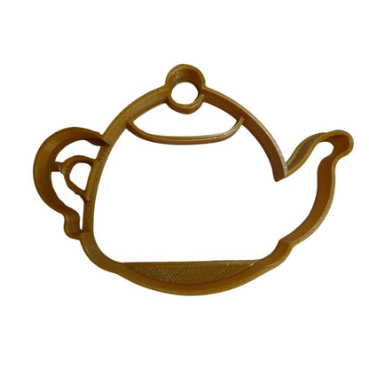 6x Teapot Tea Pot Detailed Fondant Cutter Cupcake Topper 1.75 IN USA FD5201