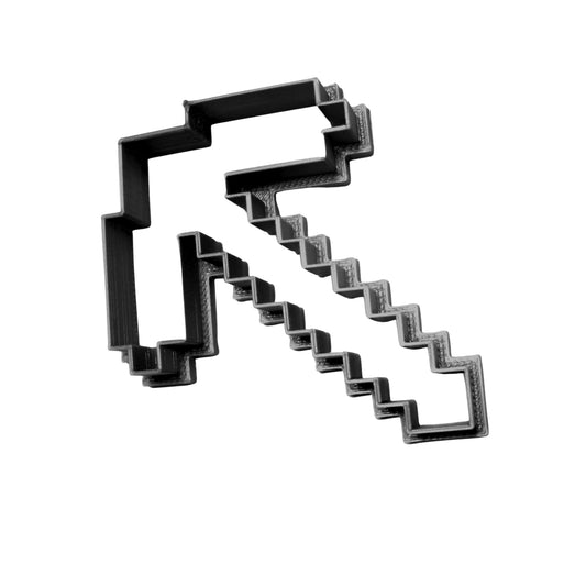 6x Minecraft Pickaxe Fondant Cutter Cupcake Topper 1.75 IN USA FD521