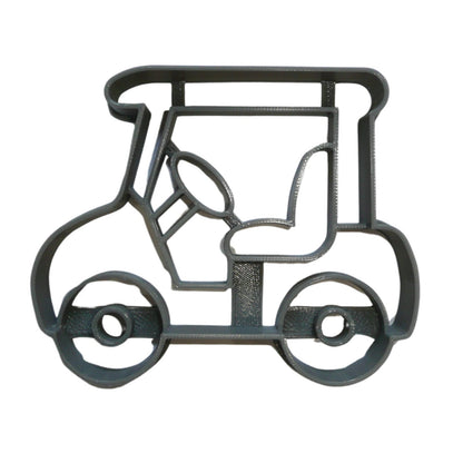 6x Golf Cart Detailed Fondant Cutter Cupcake Topper 1.75 IN USA FD5223