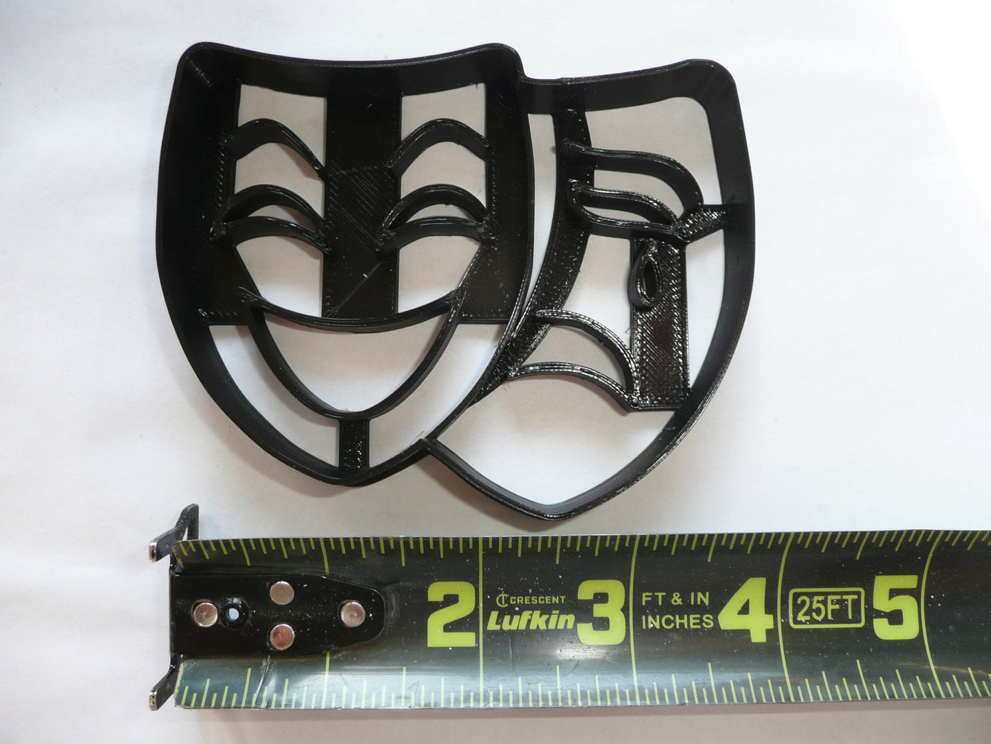 Comedy And Tragedy Theatre Drama Mask Cookie Cutter Made In USA PR5229