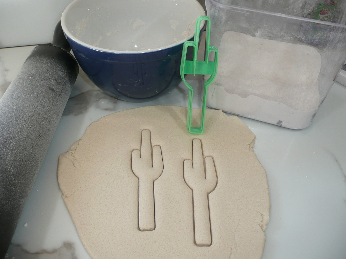 Tall Cactus Saguaro Tree Desert Plant Cookie Cutter Made In USA PR5232