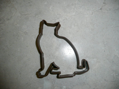 Cat Kitty Feline Sitting Pet Animal Cookie Cutter Made In USA PR525