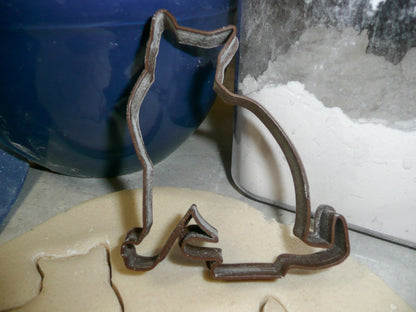 Cat Kitty Feline Sitting Pet Animal Cookie Cutter Made In USA PR525