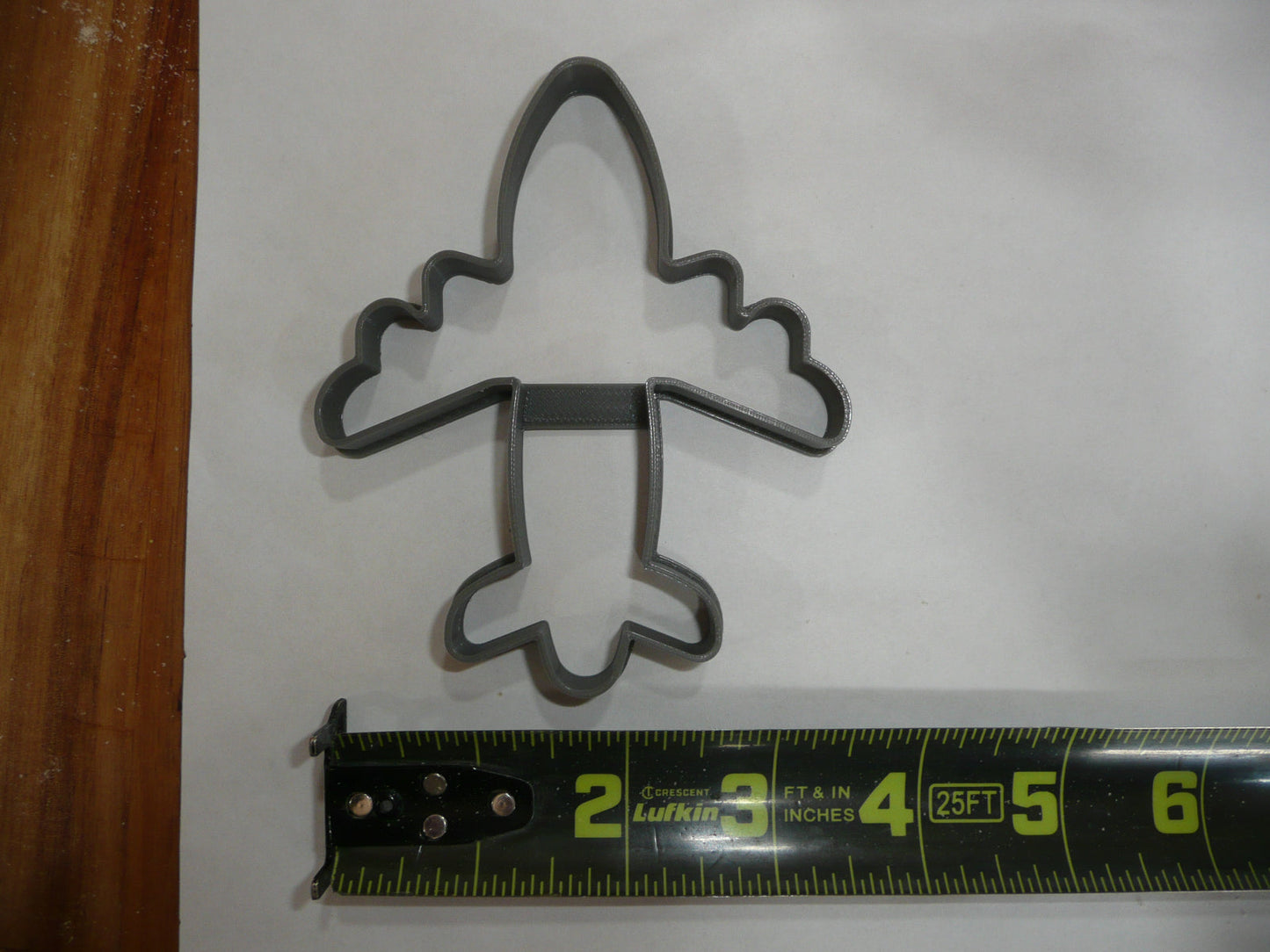 Jet Plane Airplane Outline Cookie Cutter Made In USA PR5265