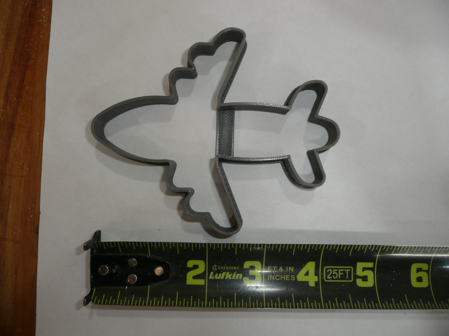 Jet Plane Airplane Outline Cookie Cutter Made In USA PR5265