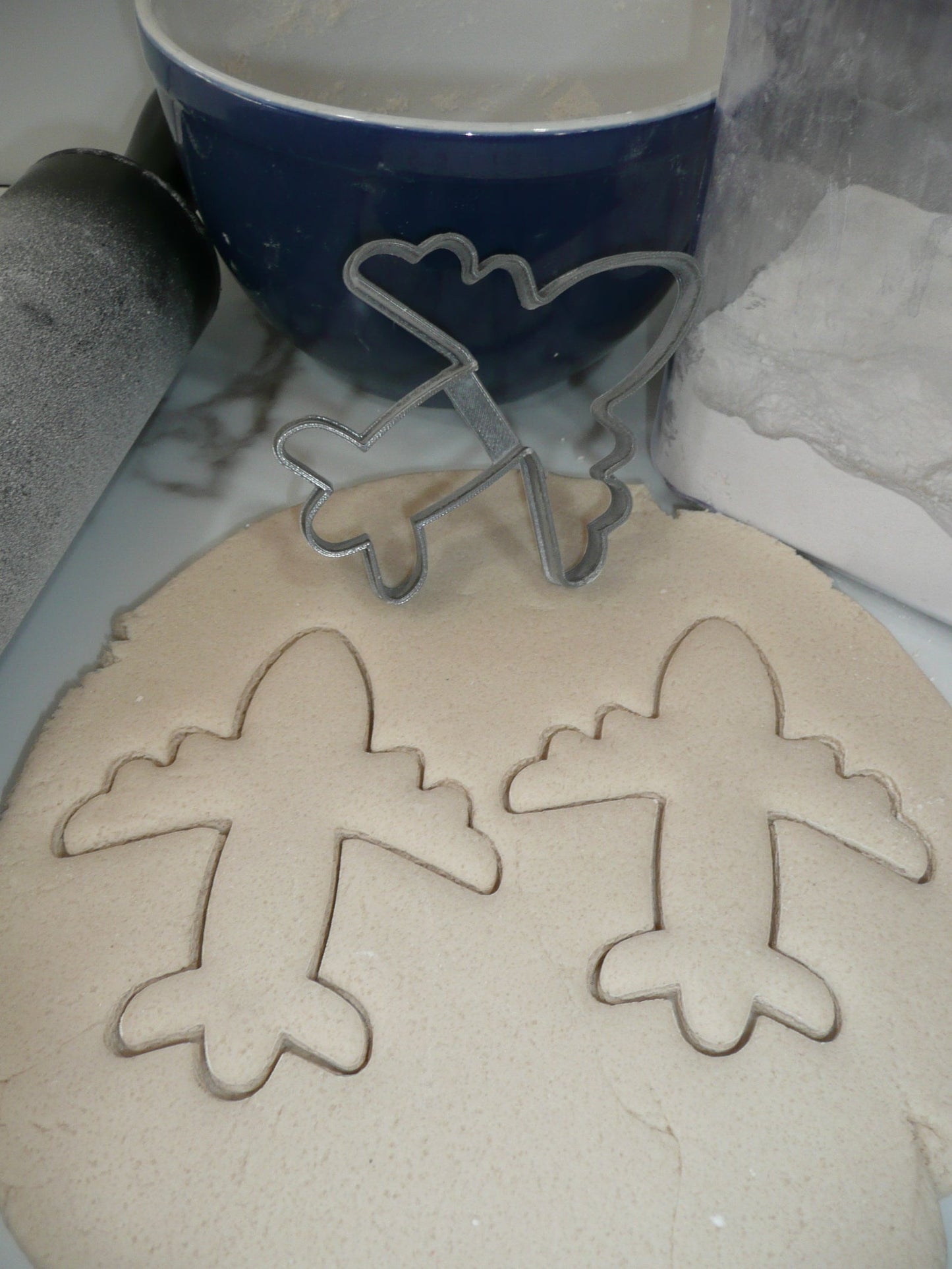 Jet Plane Airplane Outline Cookie Cutter Made In USA PR5265