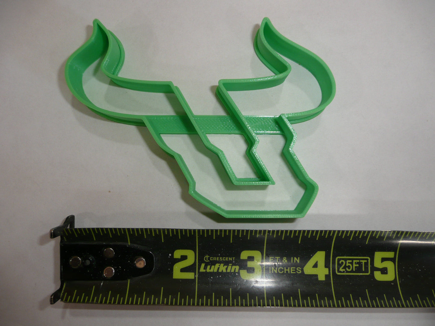 USF Bull Mascot Horns Cookie Cutter Made In USA PR5269