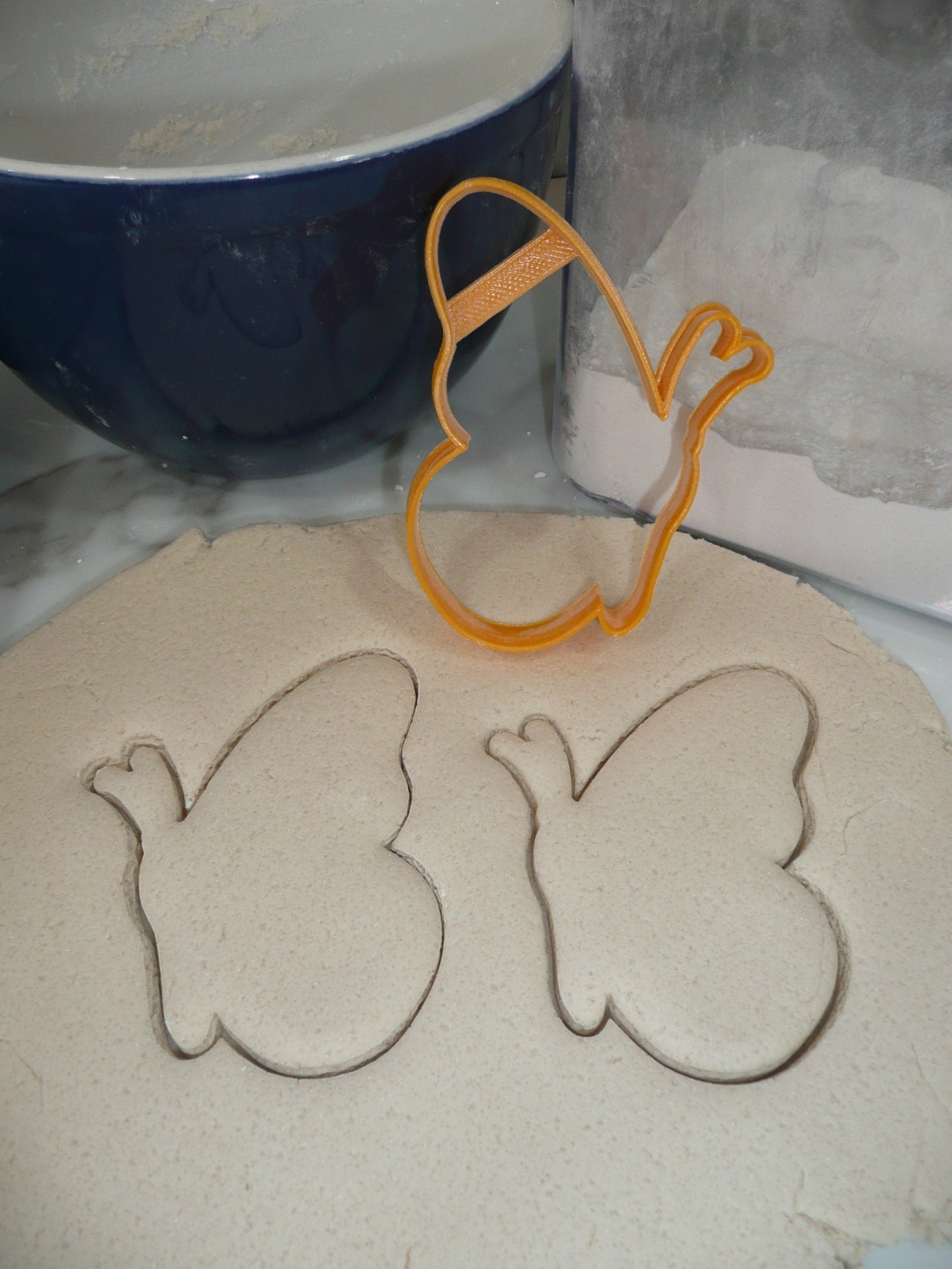 Butterfly Side View 2 Outline Cookie Cutter Made In USA PR5273