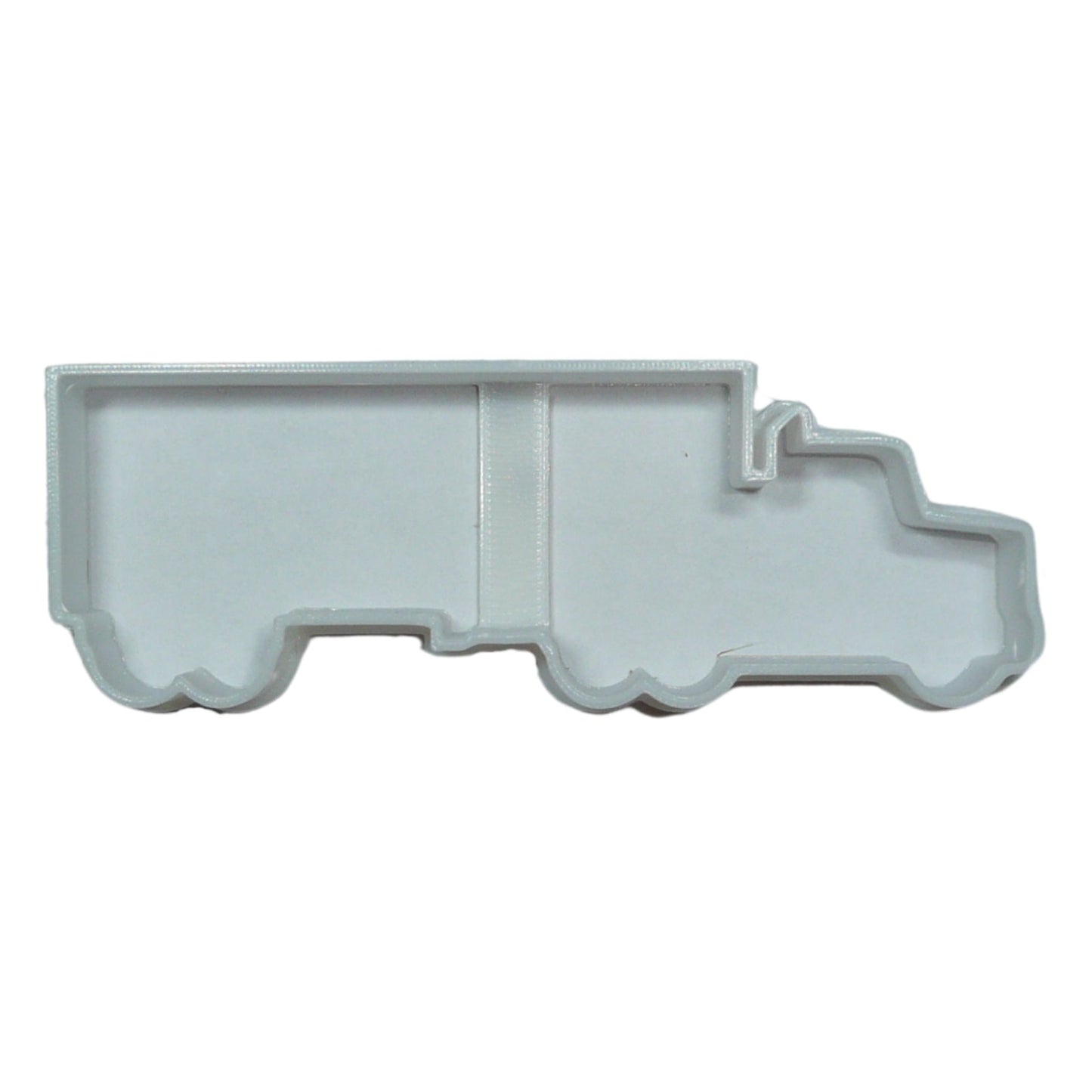 6x Semi Truck With Trailer Fondant Cutter Cupcake Topper 1.75 IN USA FD5281