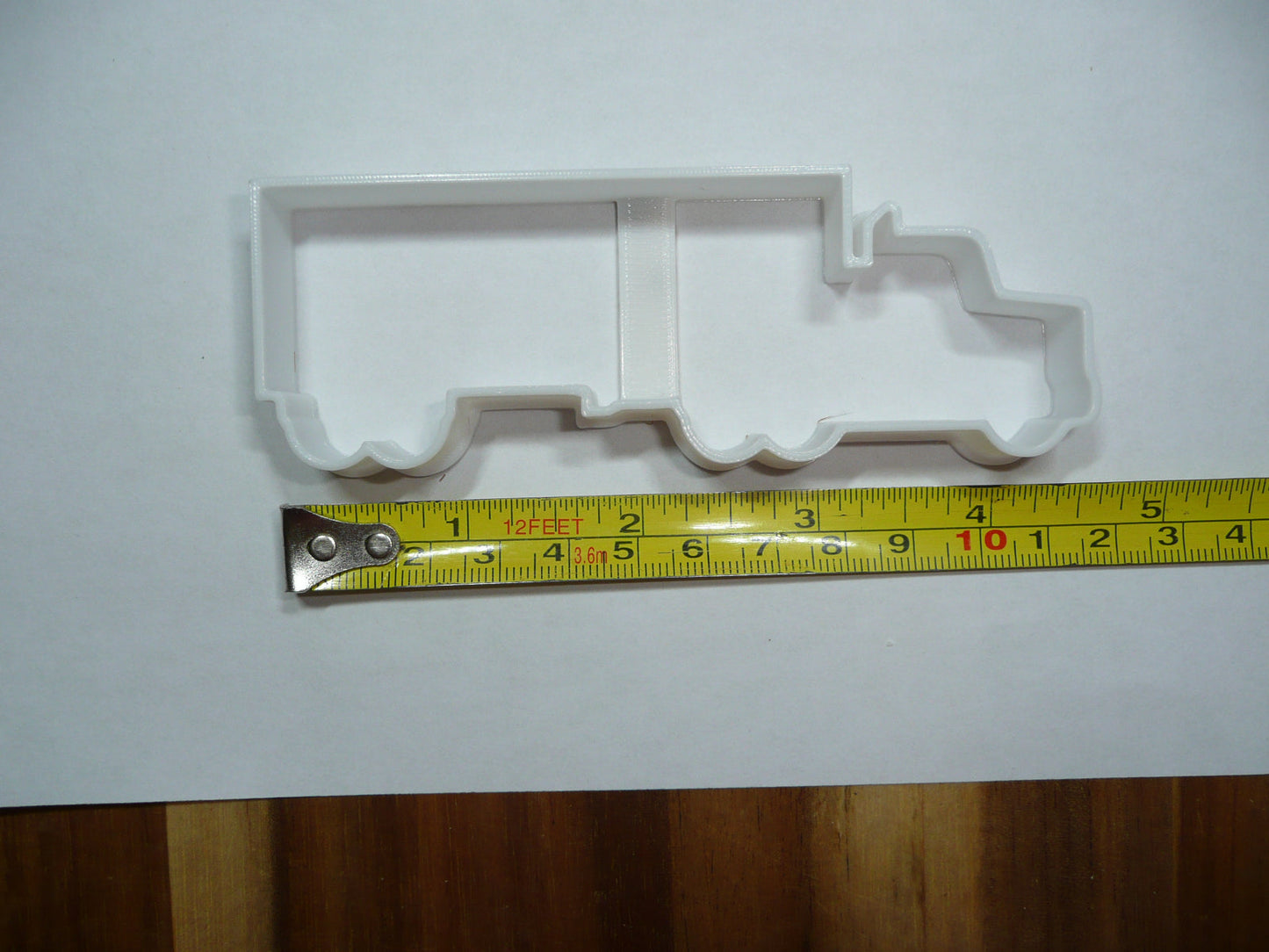 Semi Truck With Trailer Side View Cookie Cutter Made In USA PR5281