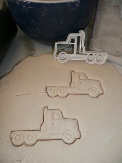 Semi Truck Tractor Detailed Cookie Cutter Made In USA PR5282