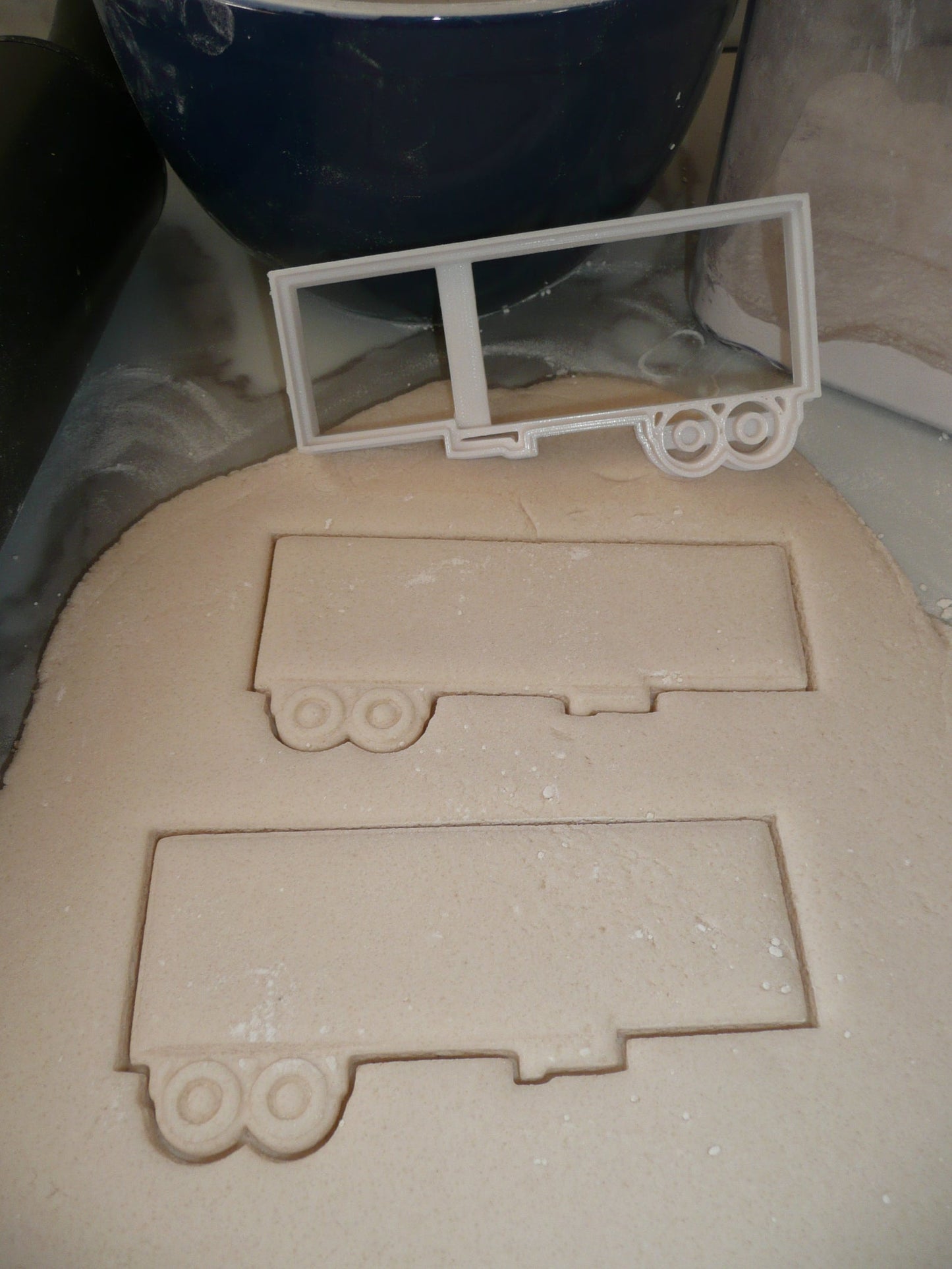 Semi Truck Trailer Detailed Cookie Cutter Made In USA PR5283