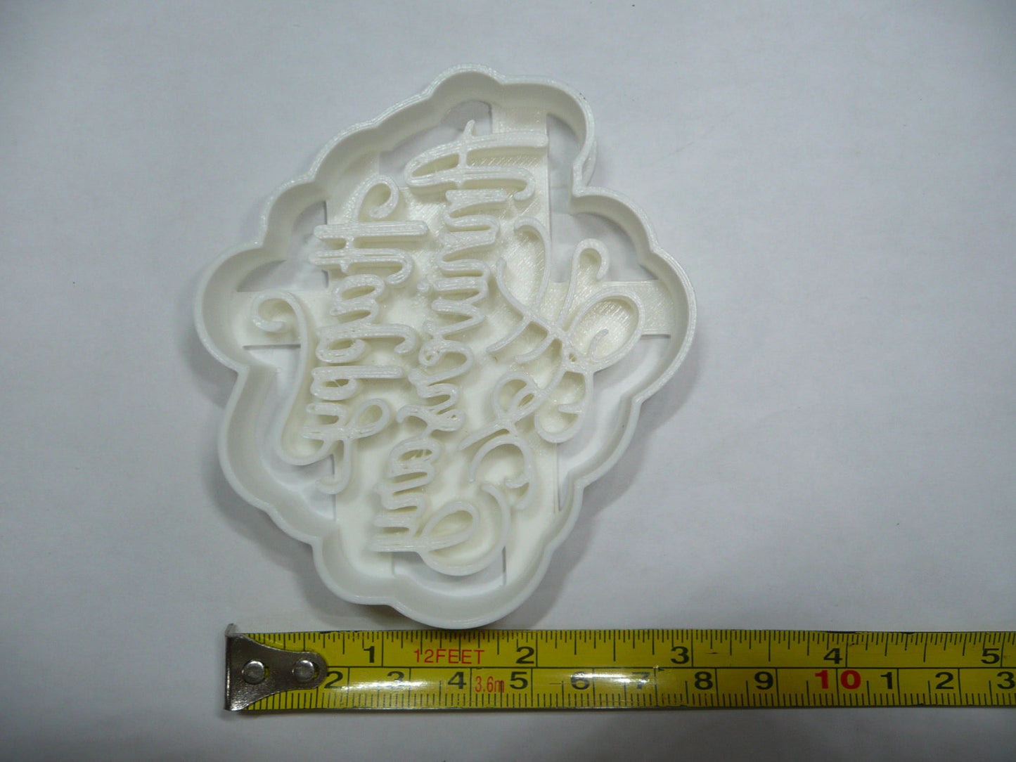 Happy Anniversary Elegant Script Cookie Cutter Made In USA PR5286