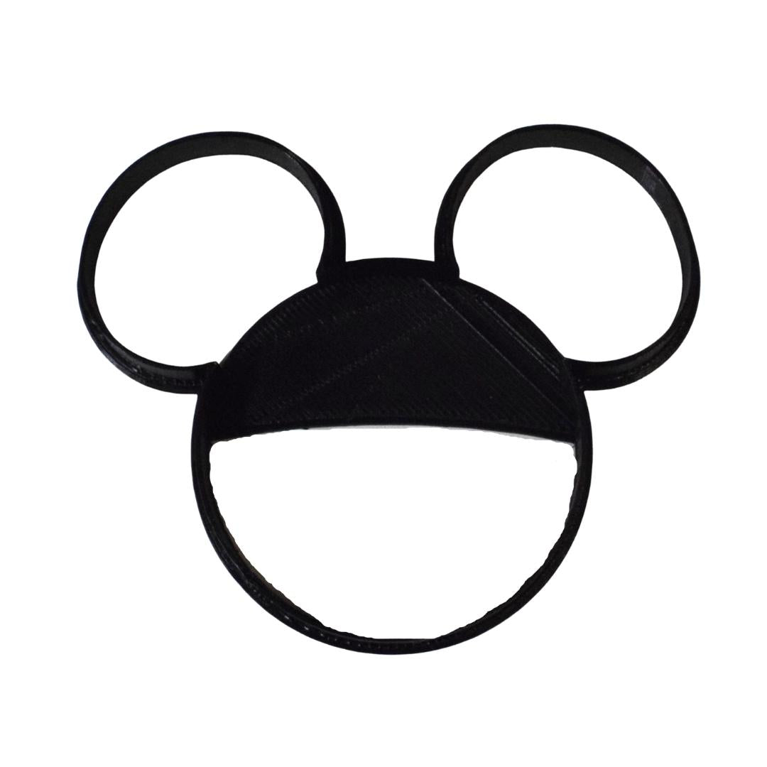 6x Mickey Mouse Head Fondant Cutter Cupcake Topper 1.75 IN USA FD528