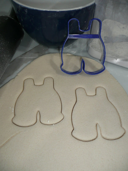 Overalls Shape Baby Shower Theme Cookie Cutter Made In USA PR5309