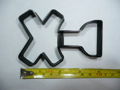 Railroad Crossing Sign Train Theme Cookie Cutter Made In USA PR5311