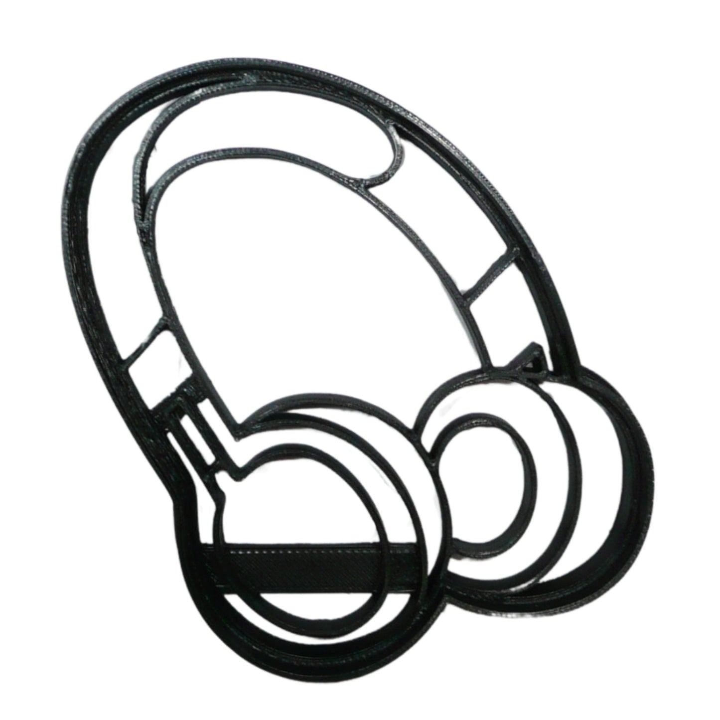 6x Headphones Gaming Or Music Fondant Cutter Cupcake Topper 1.75 IN USA FD5313