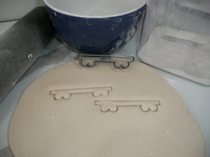 Flatcar Flat Car Freight Train Cookie Cutter Made In USA PR5319