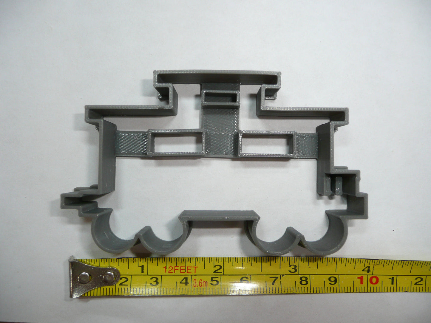 Caboose 2 With Balcony Landing Train Cookie Cutter Made In USA PR5321