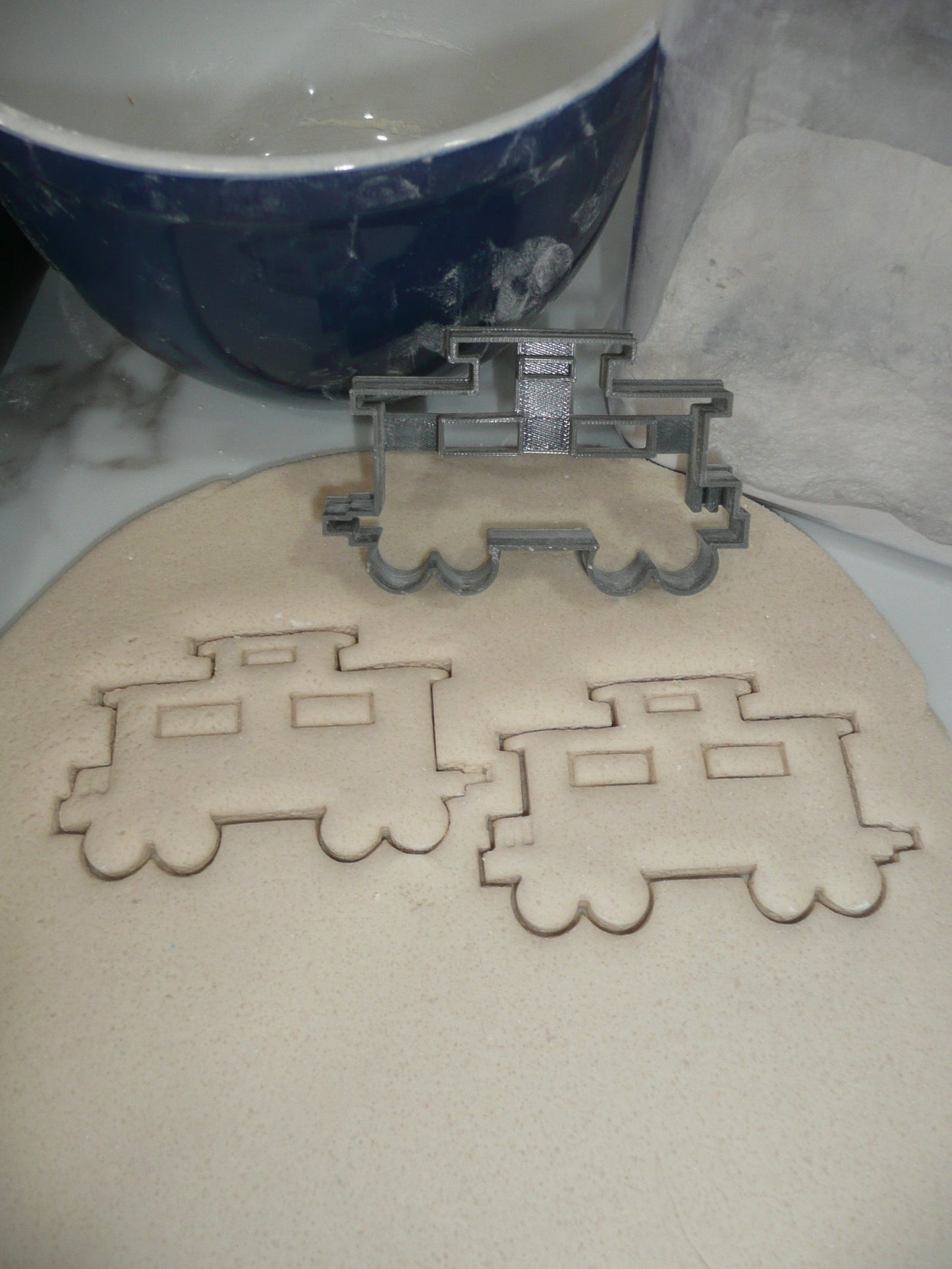 Caboose 2 With Balcony Landing Train Cookie Cutter Made In USA PR5321