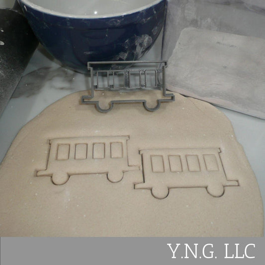 Passenger Car 2 Train Cookie Cutter Made In USA PR5323