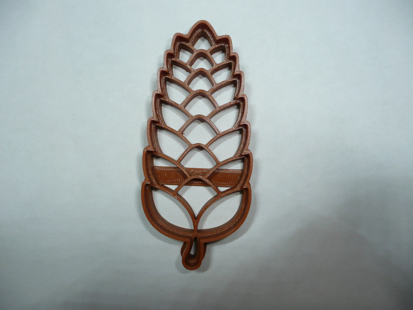 6x Pinecone Pine Cone Fondant Cutter Cupcake Topper 1.75 IN USA FD5325