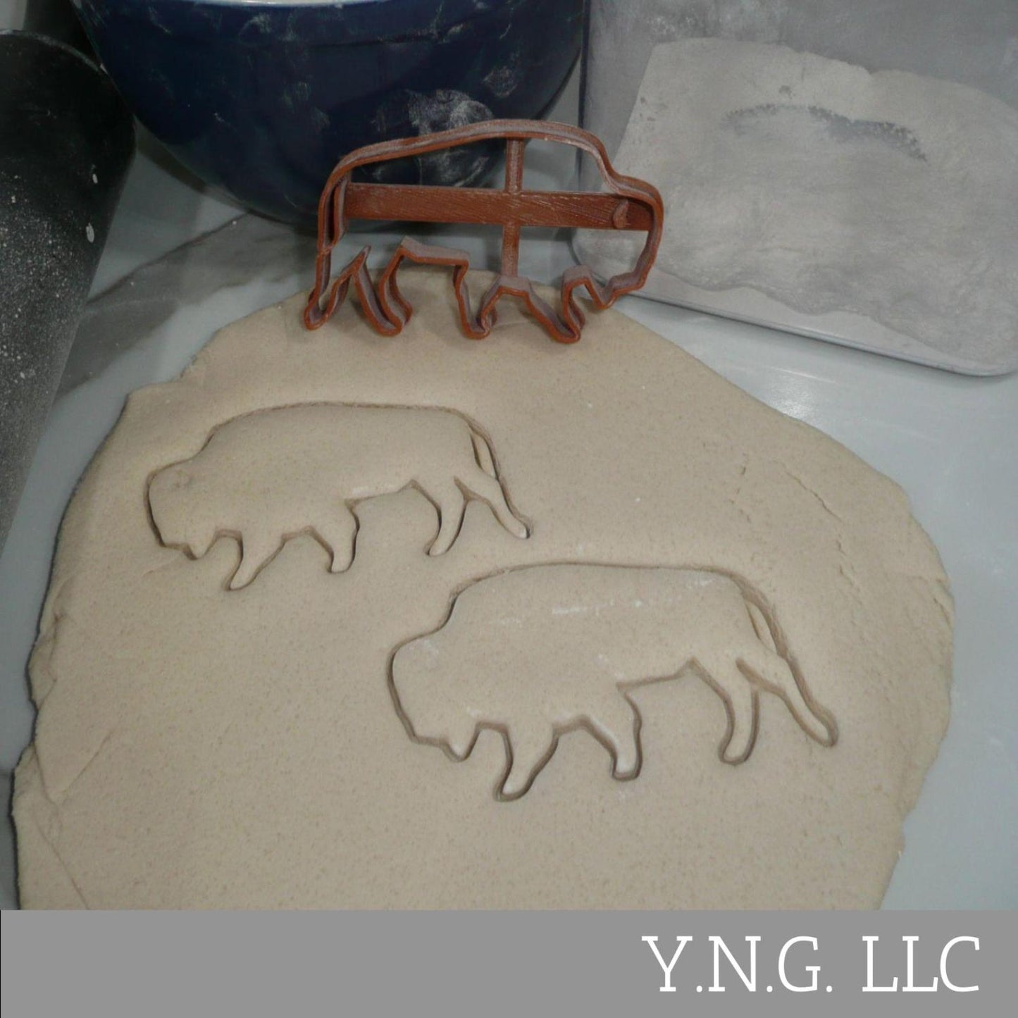 Bison Detailed Buffalo Animal Cookie Cutter Made In USA PR5326