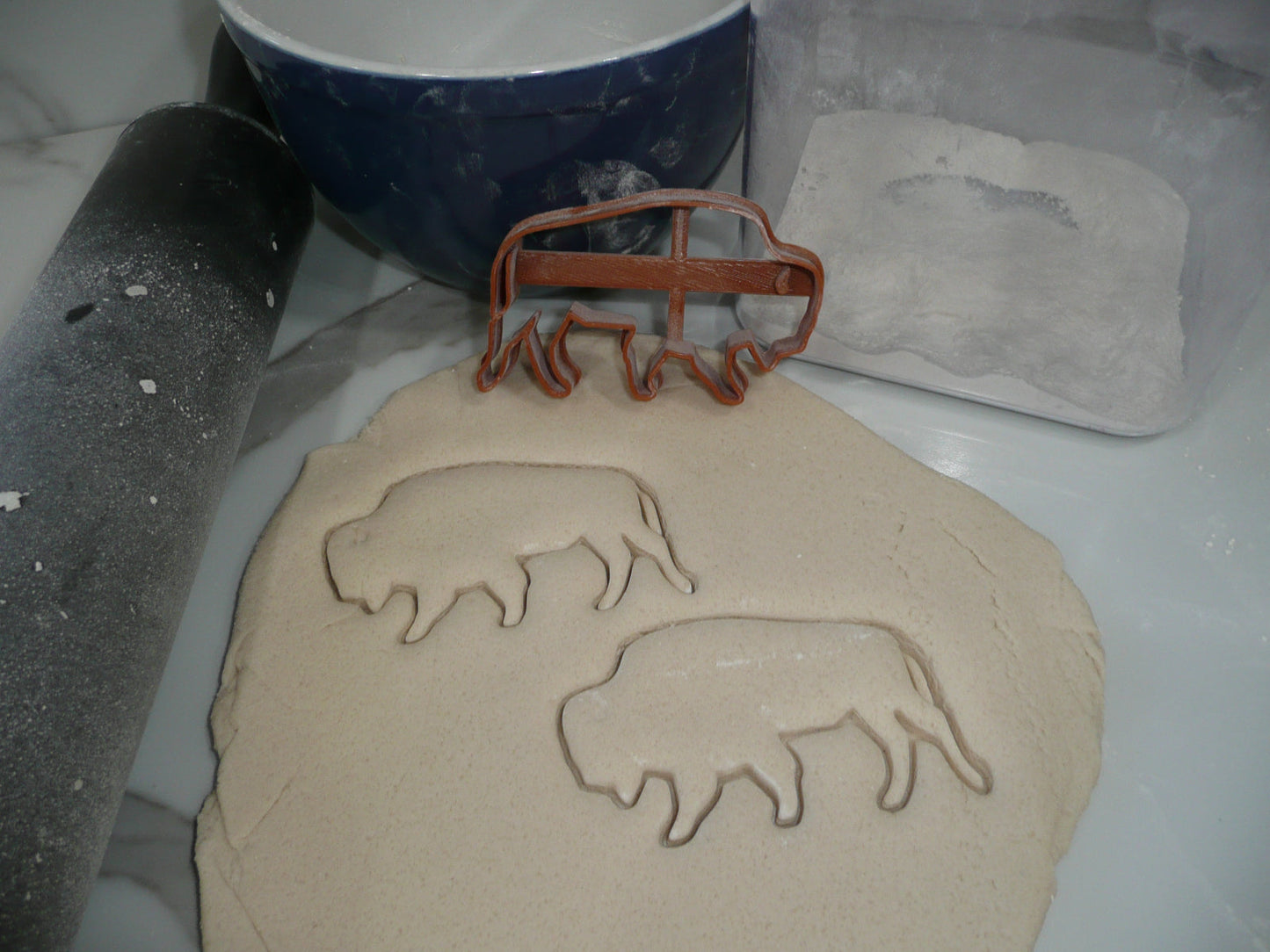 Bison Detailed Buffalo Animal Cookie Cutter Made In USA PR5326