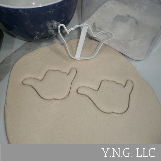 Shaka Hang Loose Hand Gesture Cookie Cutter Made In USA PR5327