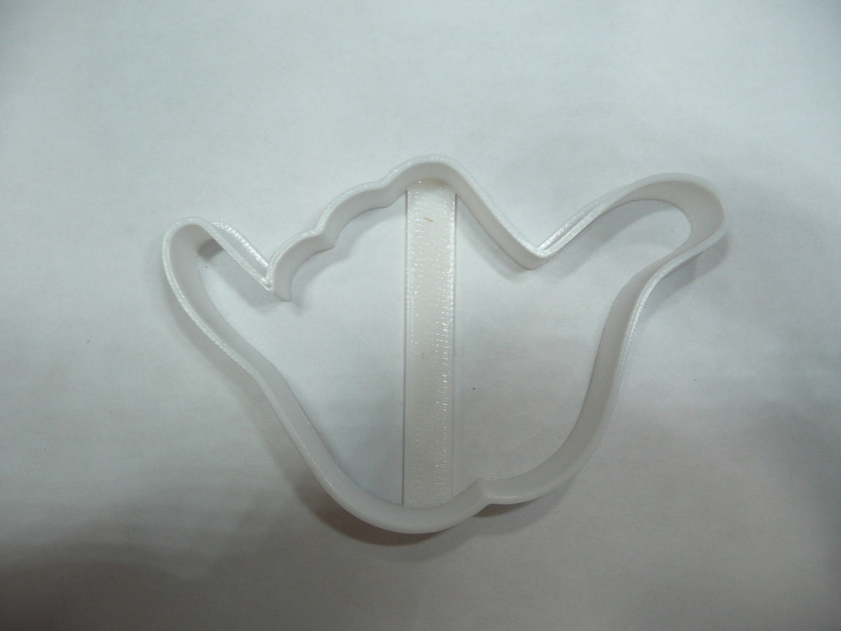 6x Shaka Hang Loose Fondant Cutter Cupcake Topper 1.75 IN USA FD5327