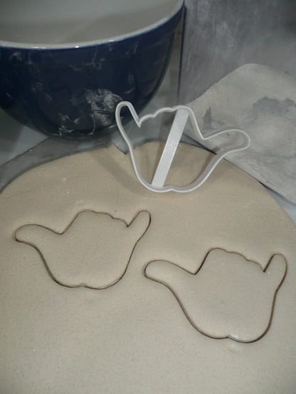 Shaka Hang Loose Hand Gesture Cookie Cutter Made In USA PR5327