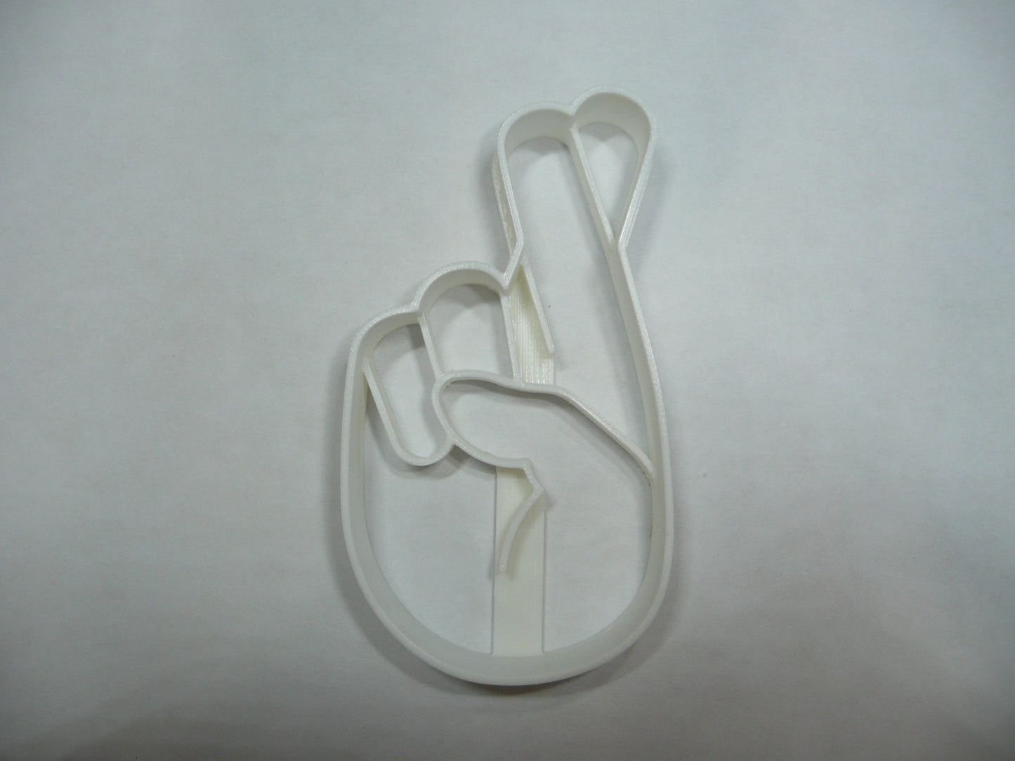 Fingers Crossed Hand Good Luck Cookie Cutter Made In USA PR5328