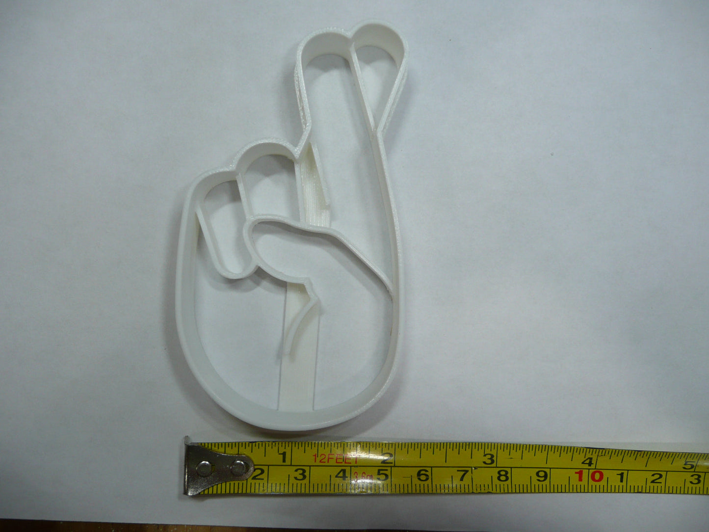 Fingers Crossed Hand Good Luck Cookie Cutter Made In USA PR5328