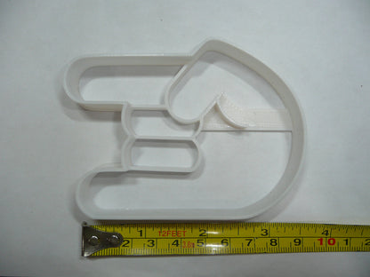 Rock On Hand Gesture Cookie Cutter Made In USA PR5329