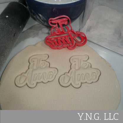 Te Amo I Love You Cookie Cutter Made In USA PR5333