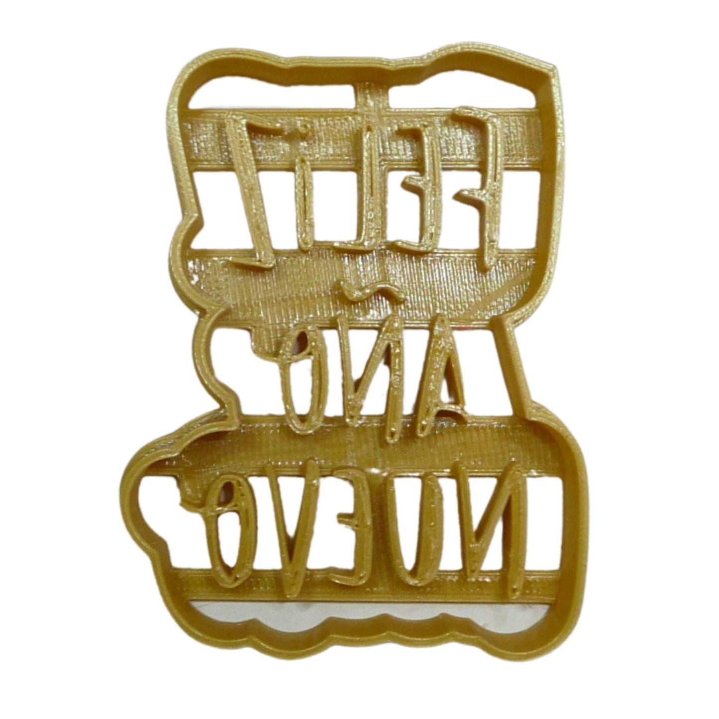 Feliz Ano Nuevo Happy New Year Cookie Cutter Made In USA PR5335